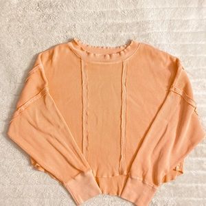 We The Free Waffle Knit Thermal Long Sleeve Top